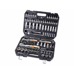 Kpl kluczy nasadowych 151 szt. 1/4" + 3/8" + 1/2"
