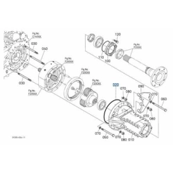 Pierścień Oring tylnej zwolnicy KUBOTA MGX