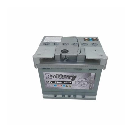 Akumulator 12V 45Ah Battery Silver