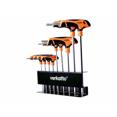 Kpl kluczy TORX 9 szt. typ T