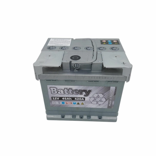 Akumulator 12V 45Ah Battery Silver